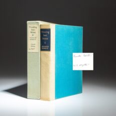 The signed limited edition of Trending Into Maine by Kenneth Roberts, signed by Roberts and illustrator N.C. Wyeth.