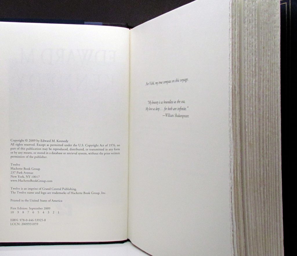 True Compass: A Memoir - The First Edition Rare Books