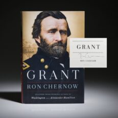 Signed first edition, first printing of Grant by Ron Chernow.