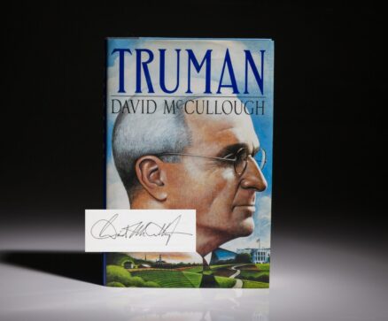 Truman by David McCullough, signed first edition, first printing.