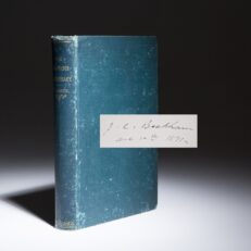 The first edition of The Spanish Conspiracy by Thomas M. Green, inscribed by Kentucky Governor J.C.W. Beckham.