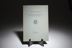 Inaugural Address Of Franklin D. Roosevelt (Limited Edition), published in 1937.