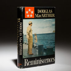 First edition of Reminiscences by General Douglas MacArthur.