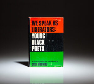First edition of We Speak As Liberators: Young Black Poets, edited by Orde Coombs.
