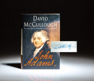 Signed first edition of John Adams by David McCullough.