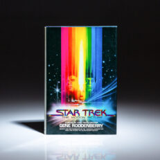 First edition, first printing of Star Trek: The Motion Picture, a novel by Gene Roddenberry.