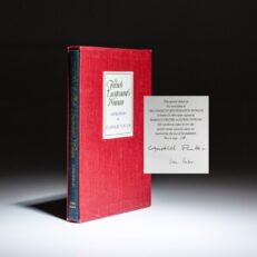 Deluxe limited edition of The French Lieutenant's Woman, signed by Harold Pinter and John Fowles.