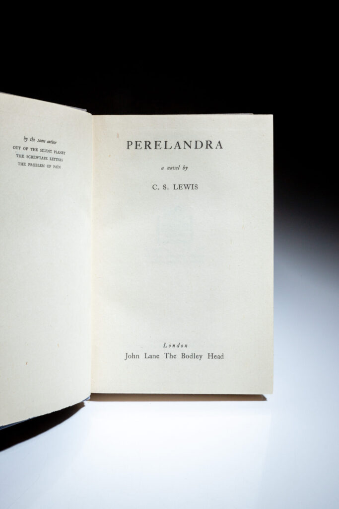 Perelandra The First Edition Rare Books
