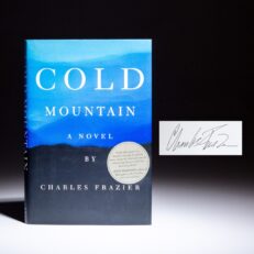 Signed first edition of Cold Mountain by Charles Frazier.