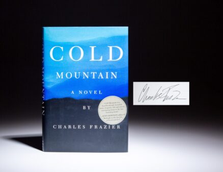 Signed first edition of Cold Mountain by Charles Frazier.