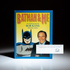 Signed limited edition of Batman & Me by Bob Kane.