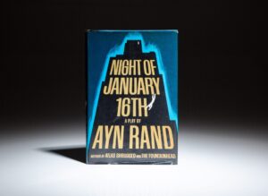 First edition of Night of January 16th by Ayn Rand.