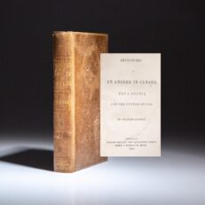 First British edition of Charles Lanman's Adventures of an Angler in Canada, Nova Scotia and the United States.