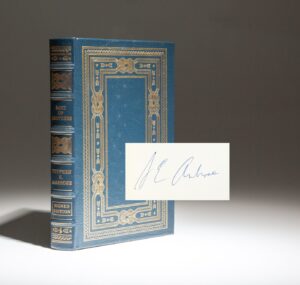 The deluxe signed edition of Band of Brothers by Stephen E. Ambrose, from The Easton Press.