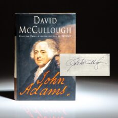 Signed first edition of John Adams by David McCullough.