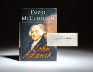 Signed first edition of John Adams by David McCullough.