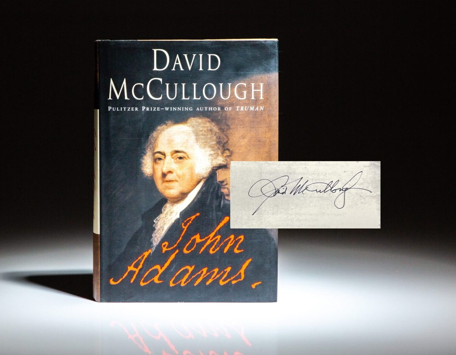 Signed first edition of John Adams by David McCullough.