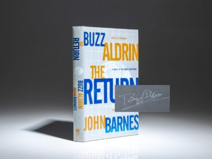 The first edition of The Return by Buzz Aldrin and John Barnes, signed by Buzz Aldrin.