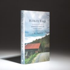 First edition, first printing of Hillbilly Elegy: A Memoir of a Family and Culture in Crisis by Senator J.D. Vance.