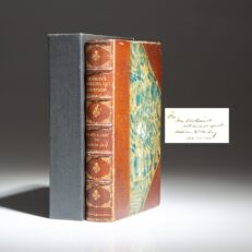 Presentation edition of Speeches and Addresses of William McKinley, inscribed to his Solicitor General of the United States, John K Richards.