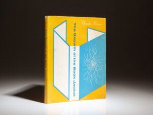 First edition of The Growth of the Book Jacket by Charles Rosner.