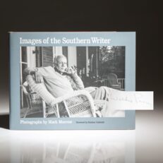 Signed by Walker Percy, the first edition of Images of the Southern Writer by Mark Morrow.
