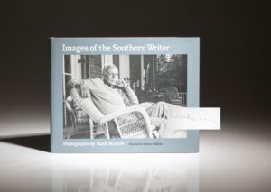Signed by Walker Percy, the first edition of Images of the Southern Writer by Mark Morrow.