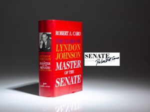 First edition, first printing of Master of the Senate, signed by the author, Robert A. Caro.