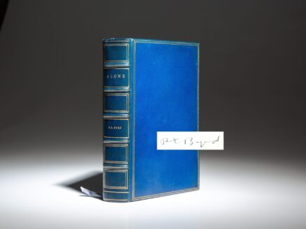 Signed limited edition of Alone by Polar Explorer Richard E. Byrd.