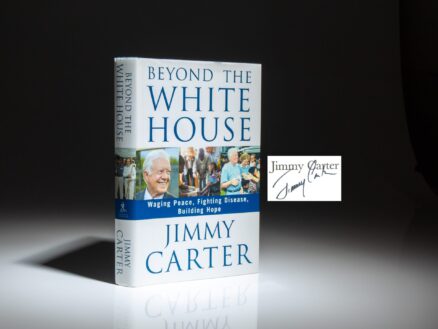 Signed first edition, first printing of Beyond The White House by Jimmy Carter.