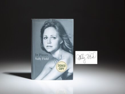 The publisher's signed copy of In Pieces: A Memoir by Sally Field.
