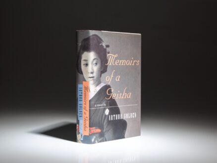 First edition, first printing of Memoirs Of A Geisha, a novel by Arthur Golden.