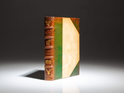 The first edition of Trail and Camp-Fire, edited by George Bird Grinnell and Theodore Roosevelt.