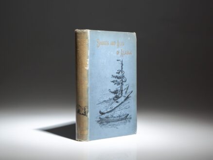 The first edition of Shores and Alps Of Alaska by Heywood Walter Seton-Karr, published in 1887. This copy is from the library of philosopher and scientist, Joseph A. Sadony.