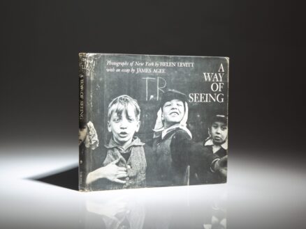 The first edition, first printing of A Way Of Seeing: Photographs of New York by Helen Levitt with an essay by James Agee, published in 1965.