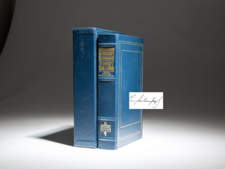 Signed limited edition of It Doesn't Take A Hero by General Norman Schwarzkopf.