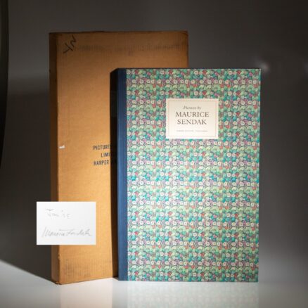 The limited edition of Pictures By Maurice Sendak, complete with 20 plates, one signed by Sendak.