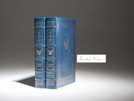 Limited edition of The Memoirs of Richard Nixon, from The Library of the Presidents Series, published by The Easton Press.