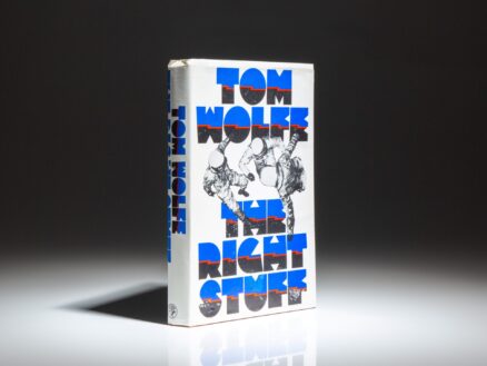 The Uncorrected Proof Copy of The Right Stuff by Tom Wolfe, for the English edition from Jonathan Cape.