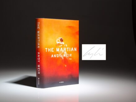 The first edition, first printing of The Martian: A Novel by Andy Weir, signed on the publisher's signature page.