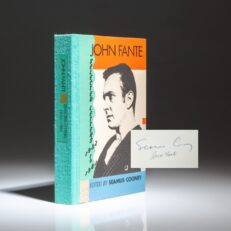 Signed limited edition of John Fante's Selected Letters 1932-1981, published by the Black Sparrow Press in 1991.