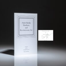 Signed limited edition of Heathens and Revolutionary Art by Amiri Baraka.