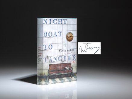 Signed first American edition of Night Boat to Tangier: A Novel by Kevin Barry.