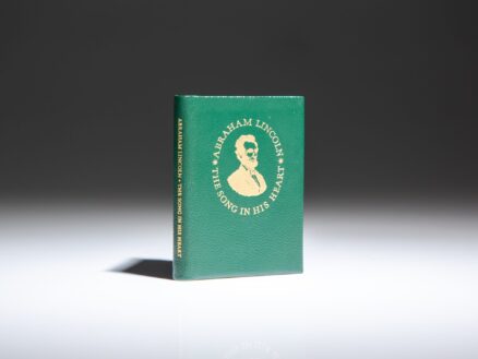 Limited edition of Abraham Lincoln, The Song in his Heart by Kenneth A. Bernard, in miniature.