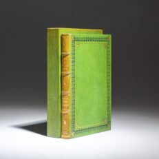 Finely bound first edition of Love in Another Town by Barbara Taylor Bradford, from her personal collection.