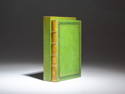 Finely bound first edition of Love in Another Town by Barbara Taylor Bradford, from her personal collection.