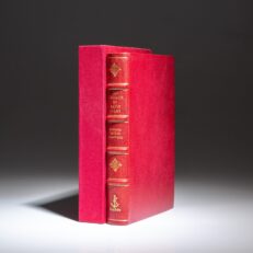 Finely bound first edition of The Triumph of Katie Byrne by Barbara Taylor Bradford, from her personal collection.