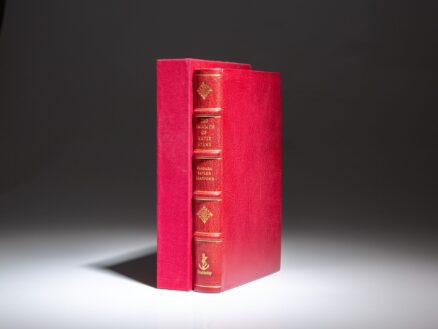 Finely bound first edition of The Triumph of Katie Byrne by Barbara Taylor Bradford, from her personal collection.