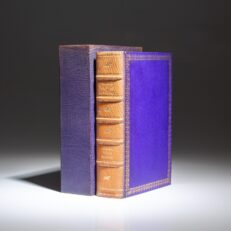 Bound as a single volume, Voice of the Heart and Act of Will by Barbara Taylor Bradford. This is the first omnibus edition of these two works, from the personal library of the author.
