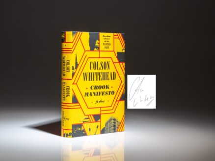 Signed first edition of Crook Manifesto by Colson Whitehead.